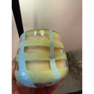 Paddywax Misted Lime Soy Wax Candle 11oz Artisan‎ Hand-Made Glass Green Blue